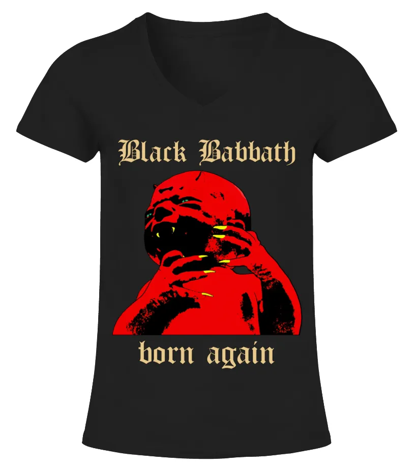 BK.Black Sabbath (8) Camiseta cuello pico Mujer
