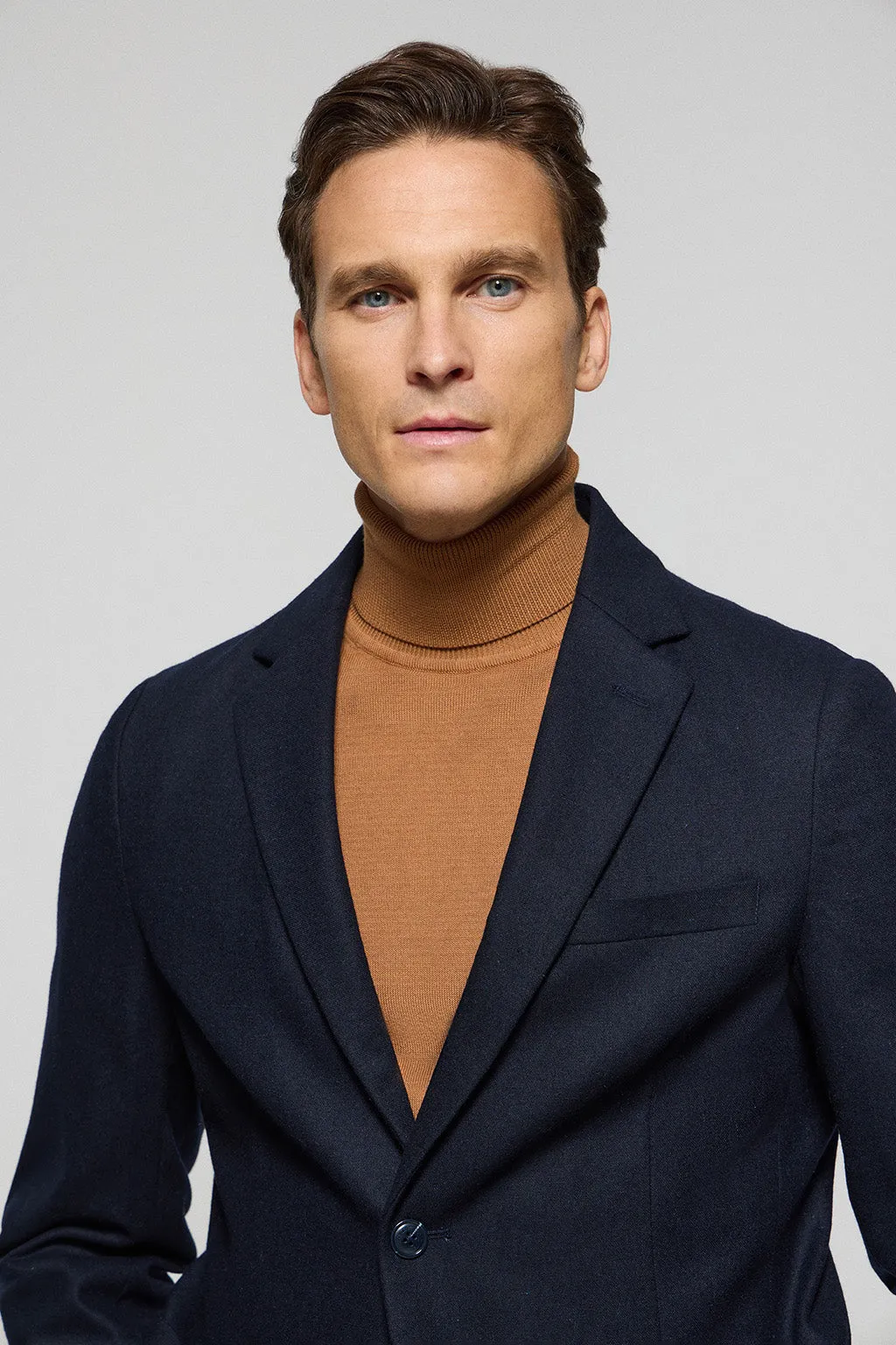 Blazer Cameron azul marino con detalles Polo Club
