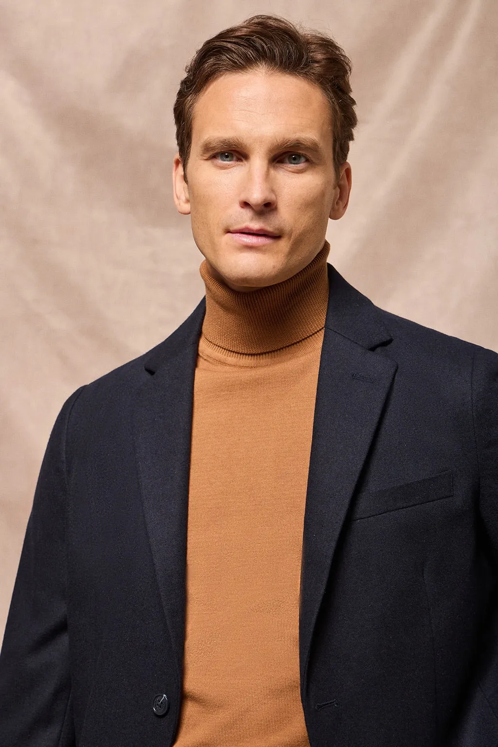 Blazer Cameron azul marino con detalles Polo Club