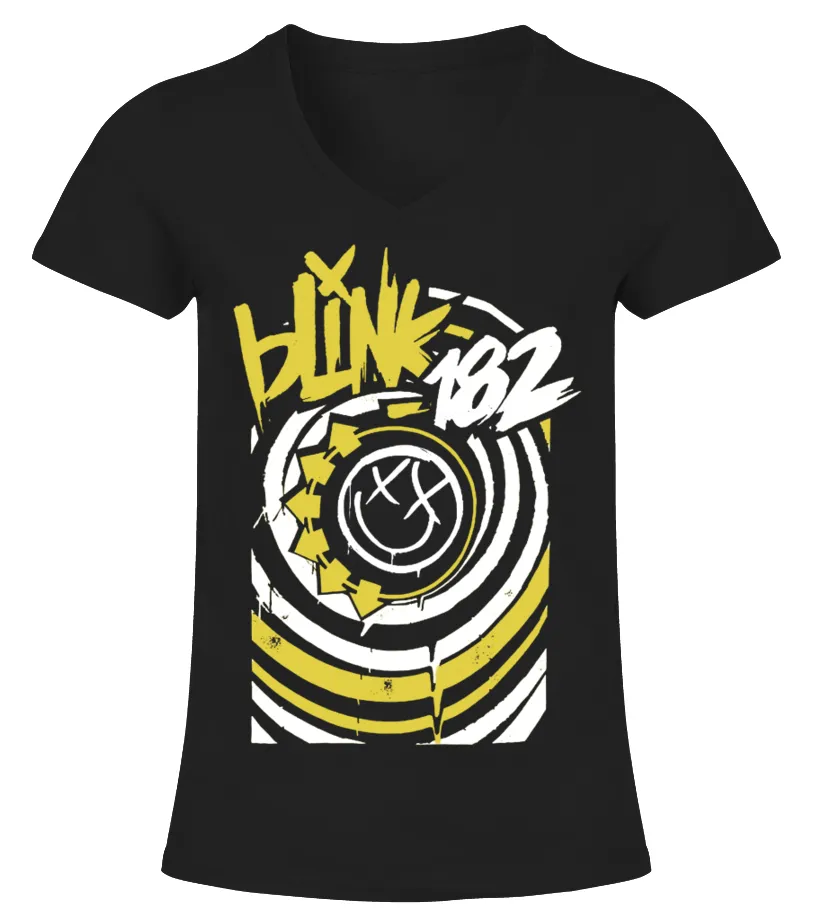 Blink 182 BK Camiseta cuello pico Mujer