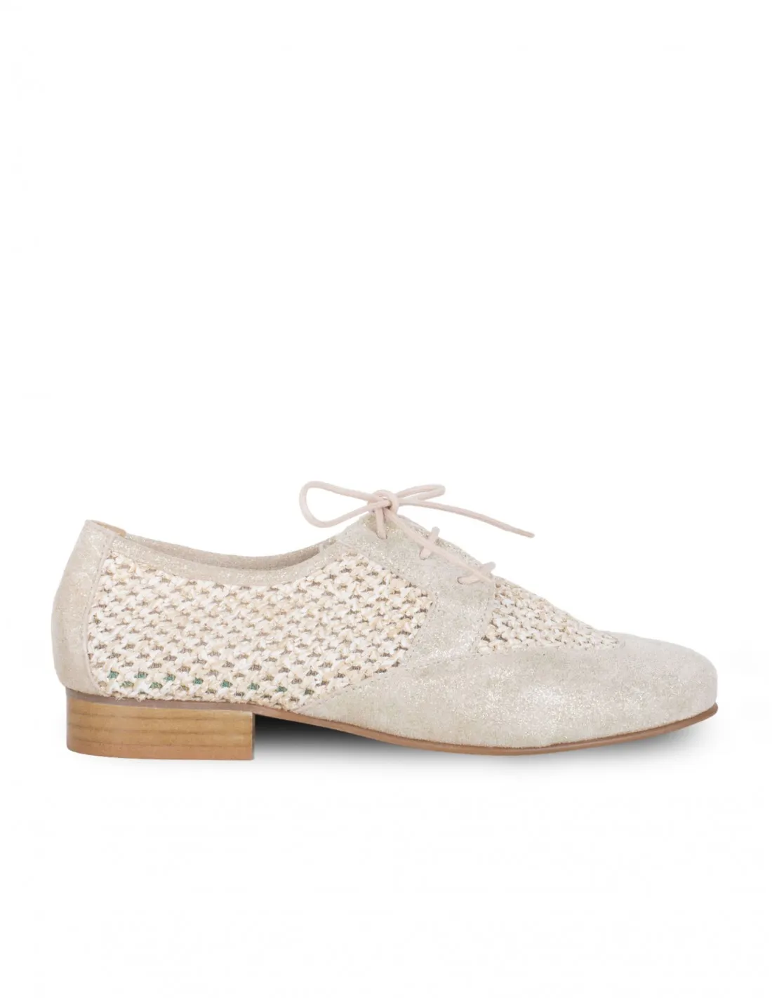 Blucher Trenzado Beige SALONISSIMOS