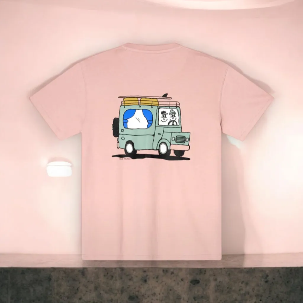 Blue Banana Brand – Camiseta Van peach