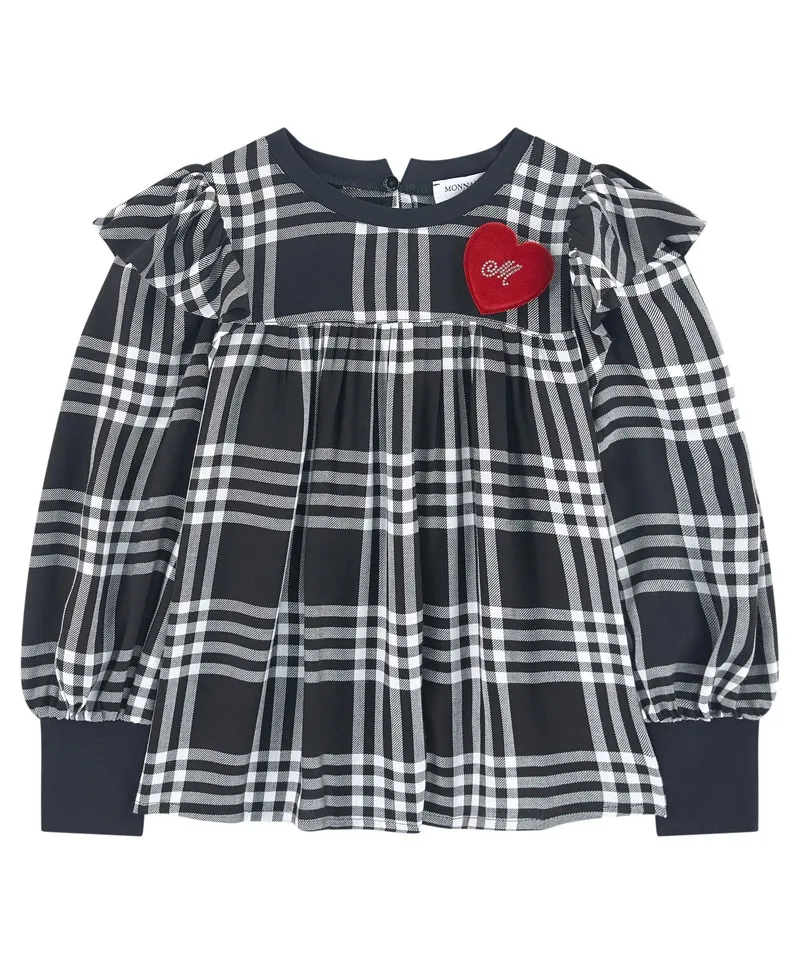 Blusa MONNALISA Estampado Cuadros
