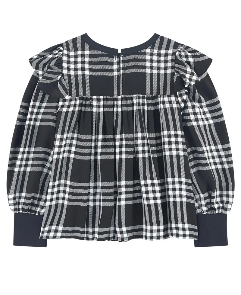 Blusa MONNALISA Estampado Cuadros