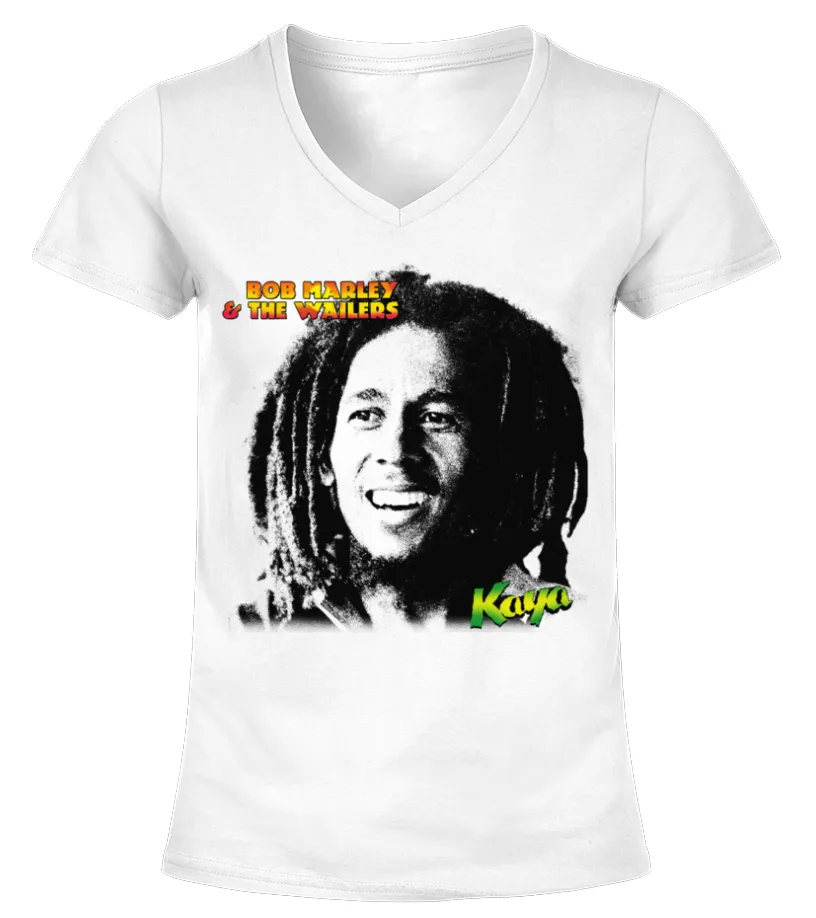 Bob Marley 179 Camiseta cuello pico Mujer