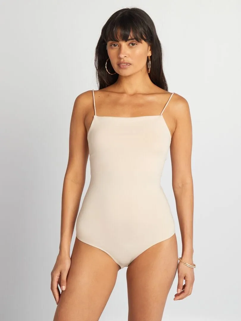 BODY DE TIRANTES FINOS  BEIGE