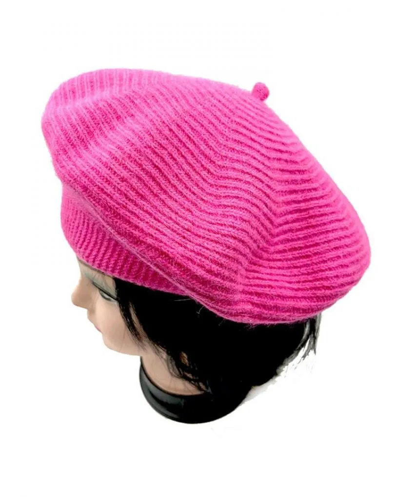 BOINAS FUCSIAS DE MUJER ELEGANTE AIRE FRANCES PARA TU LOOK
