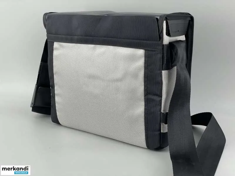 BOLSO BANDOLERA GRISNEGRO. ACOLCHADO AL AIRE LIBRE, CAMPING, OCIO.
