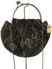 Bolso de mano de noche vintage con cuentas bolso de hombro de cóctel colección Ermo