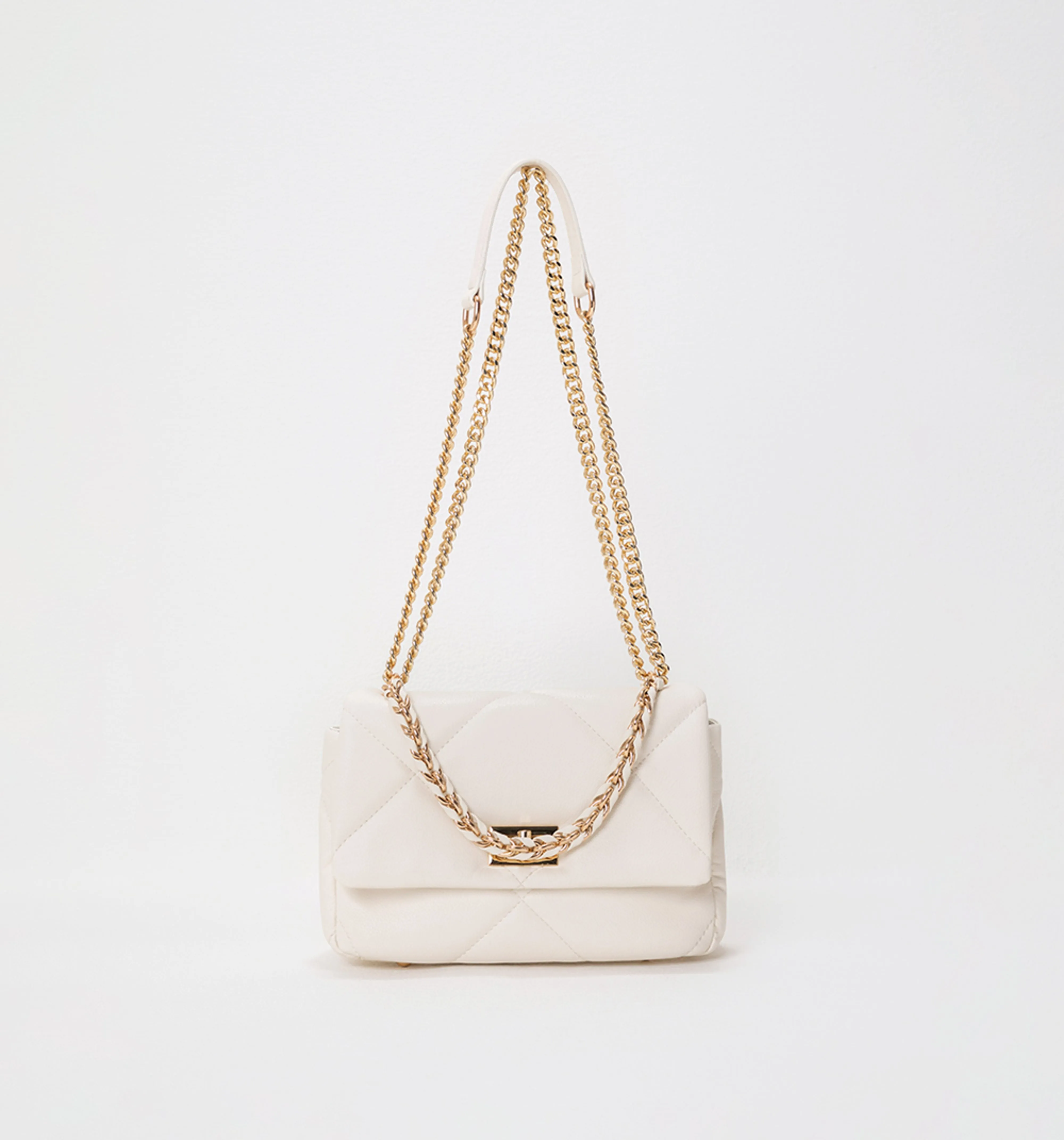 Bolso manos libres acolchado con asa en