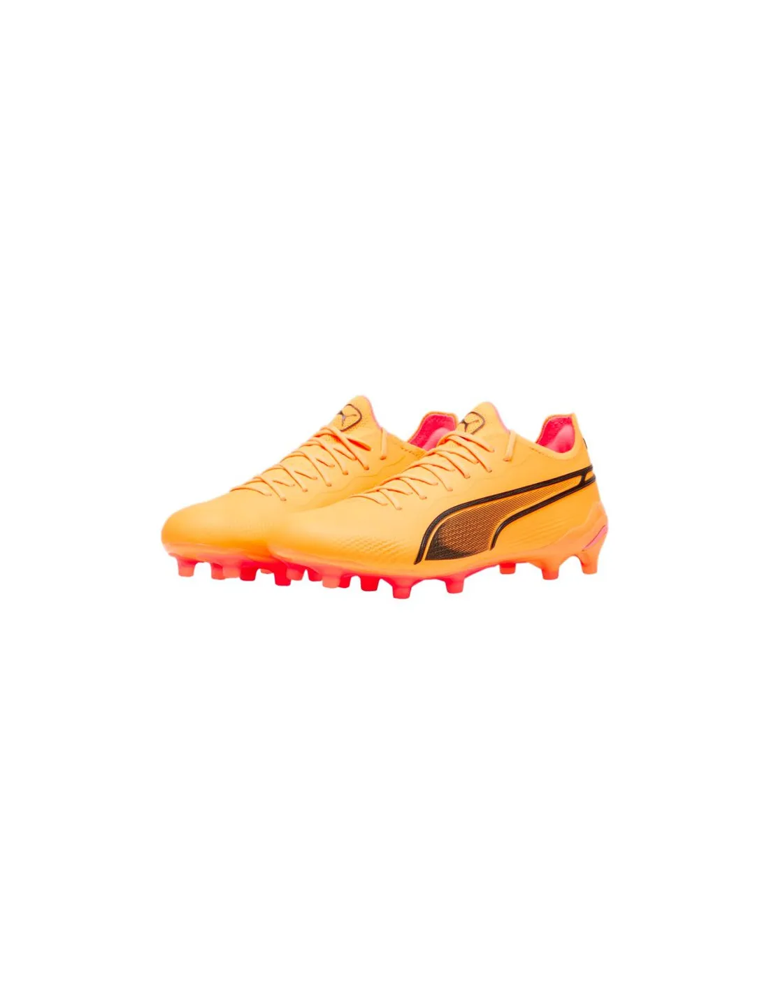 Botas de fútbol Puma KING ULTIMATE FG/AG Naranja Mujer