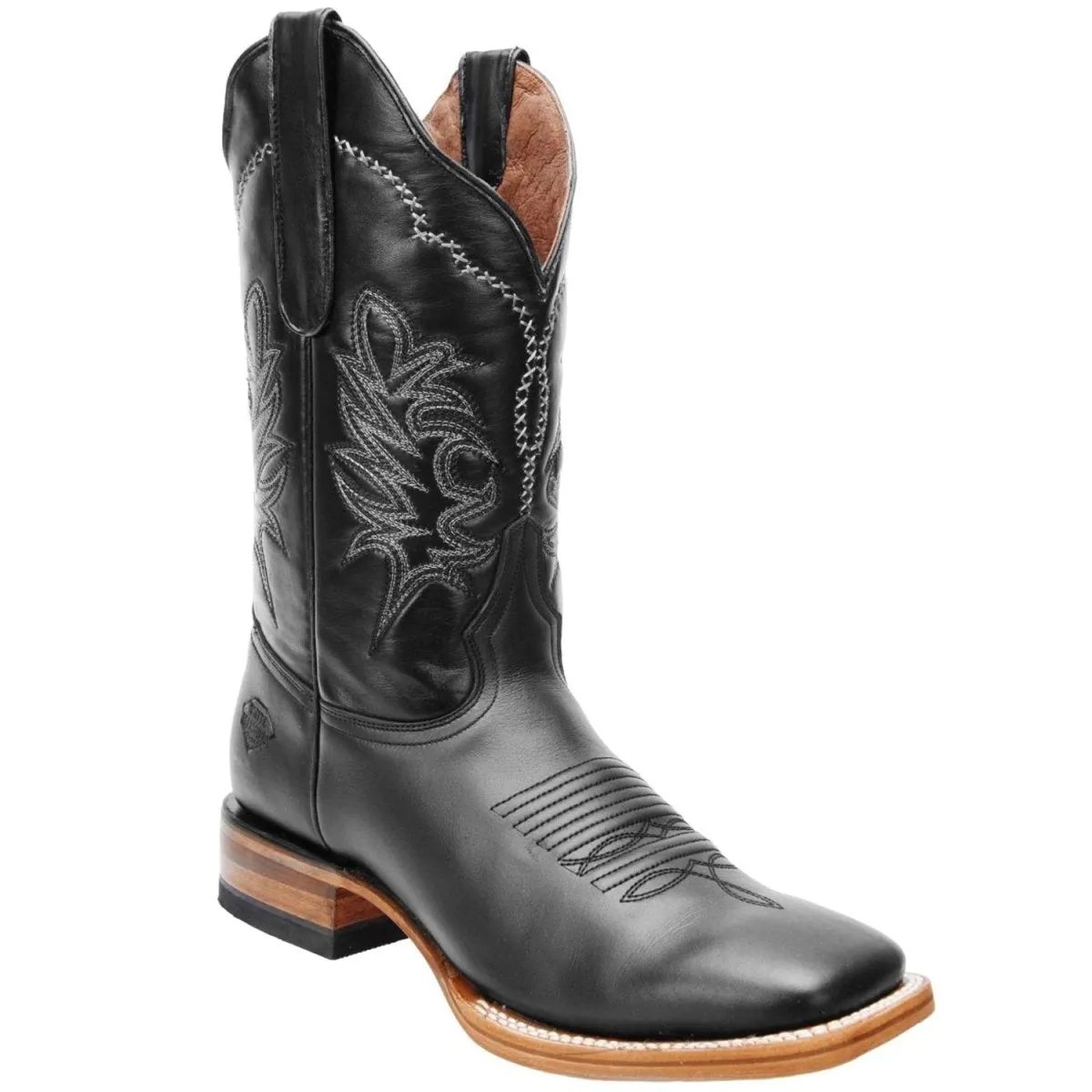 BOTAS VAQUERAS DE CUERO ORIGINAL HORMA RODEO WD335