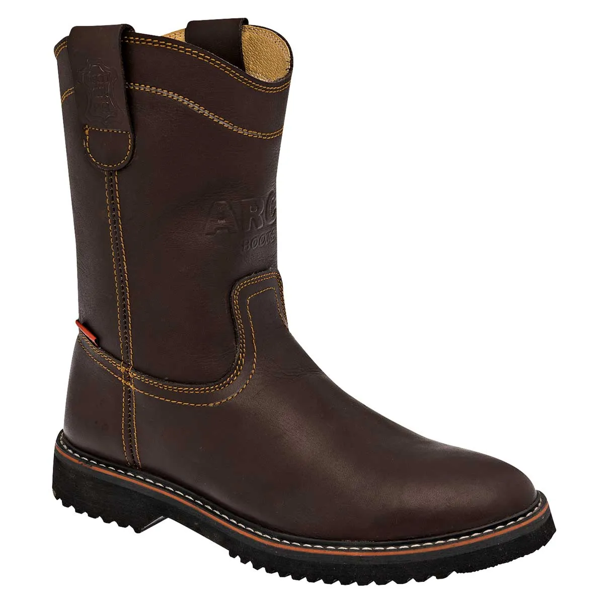 Botas western Exterior Piel Color Café Para Hombre De RBCOLLECTION
