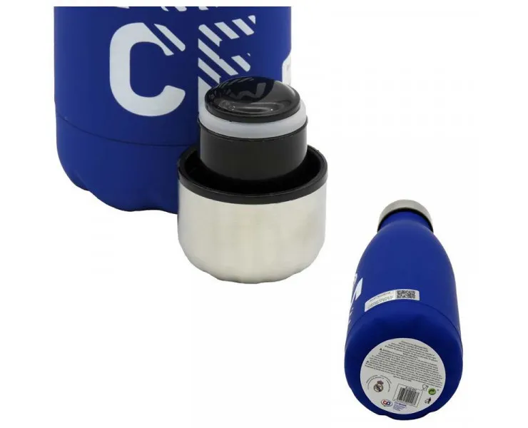 Botella de acero Real Madrid con doble pared 500 ml.
