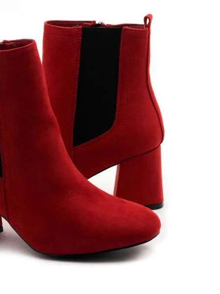 botines mariamare 62555 rojos para mujer