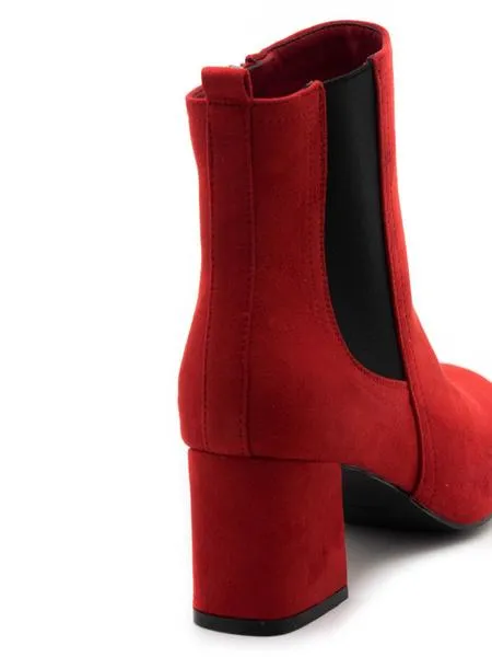 botines mariamare 62555 rojos para mujer