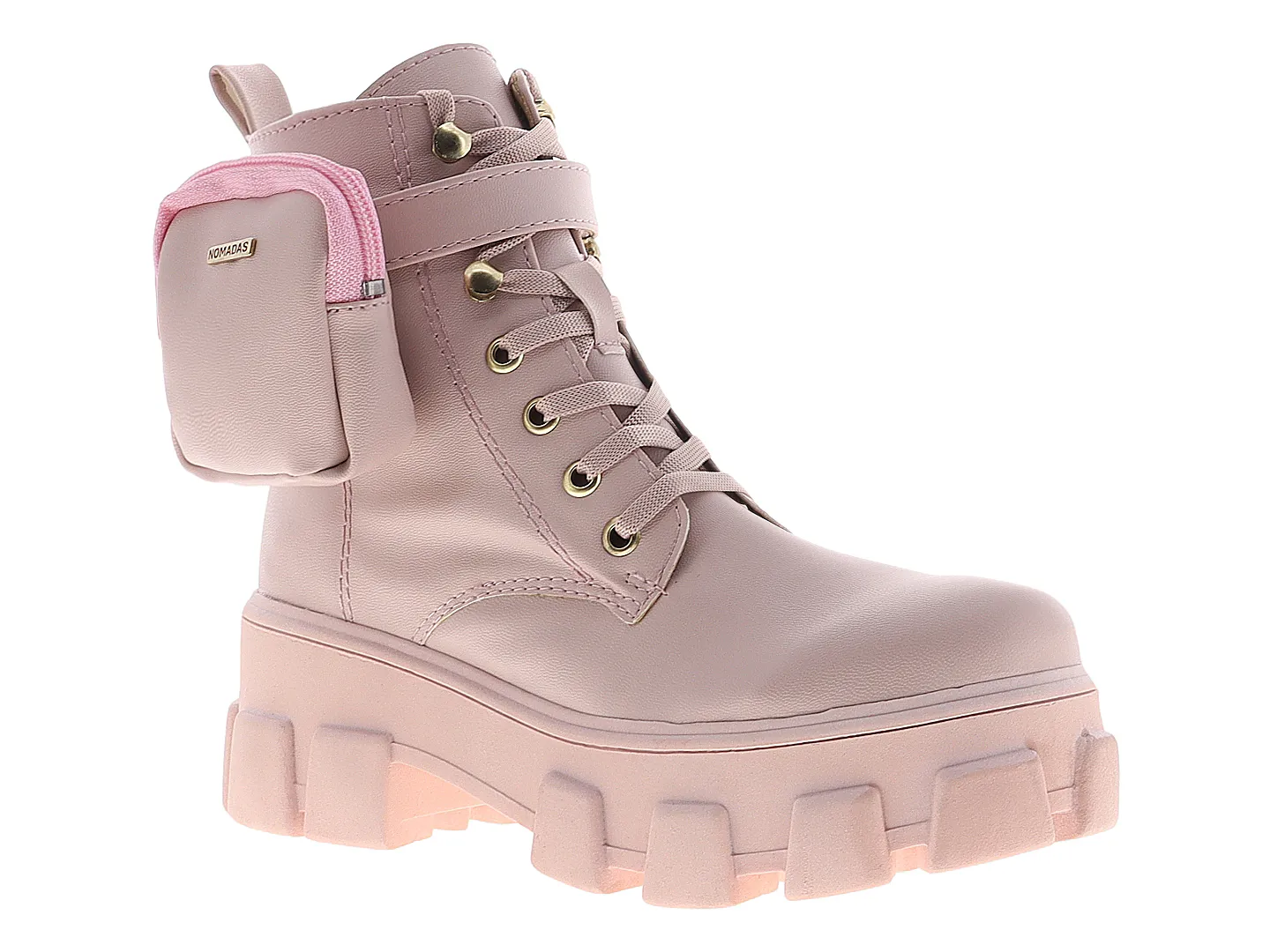 Botines Nomadas Rich Rosa Para Mujer