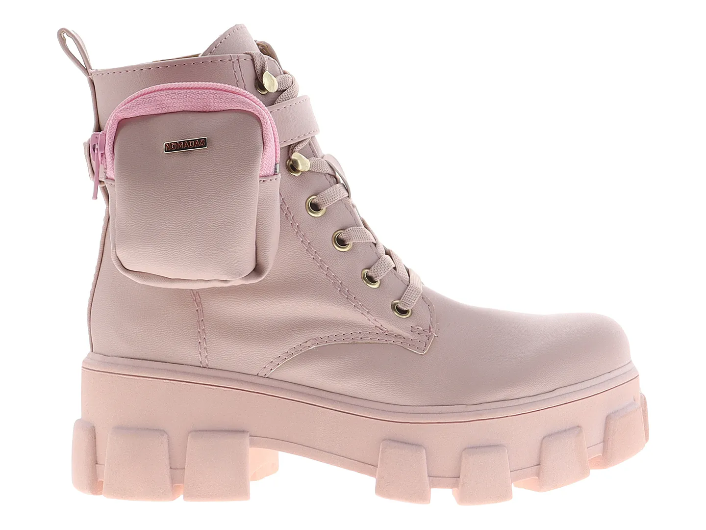Botines Nomadas Rich Rosa Para Mujer