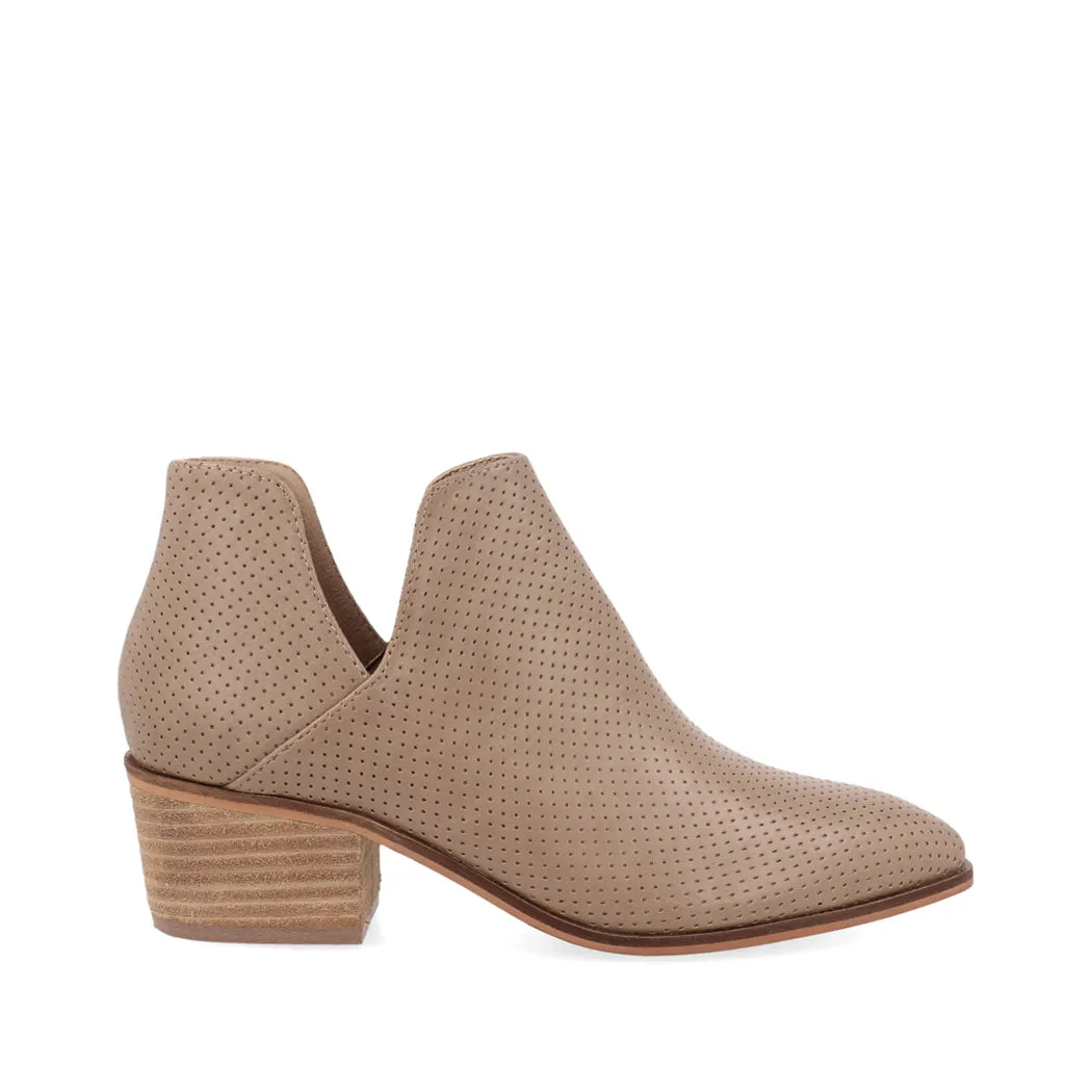 Botín Casual Trender color Taupe para Mujer