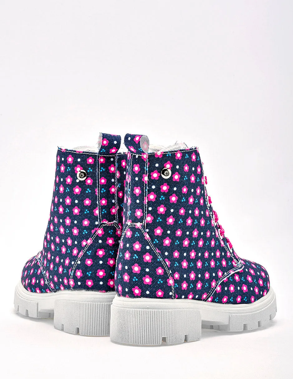 Botín Paz color Fiusha para niña cod. 129293