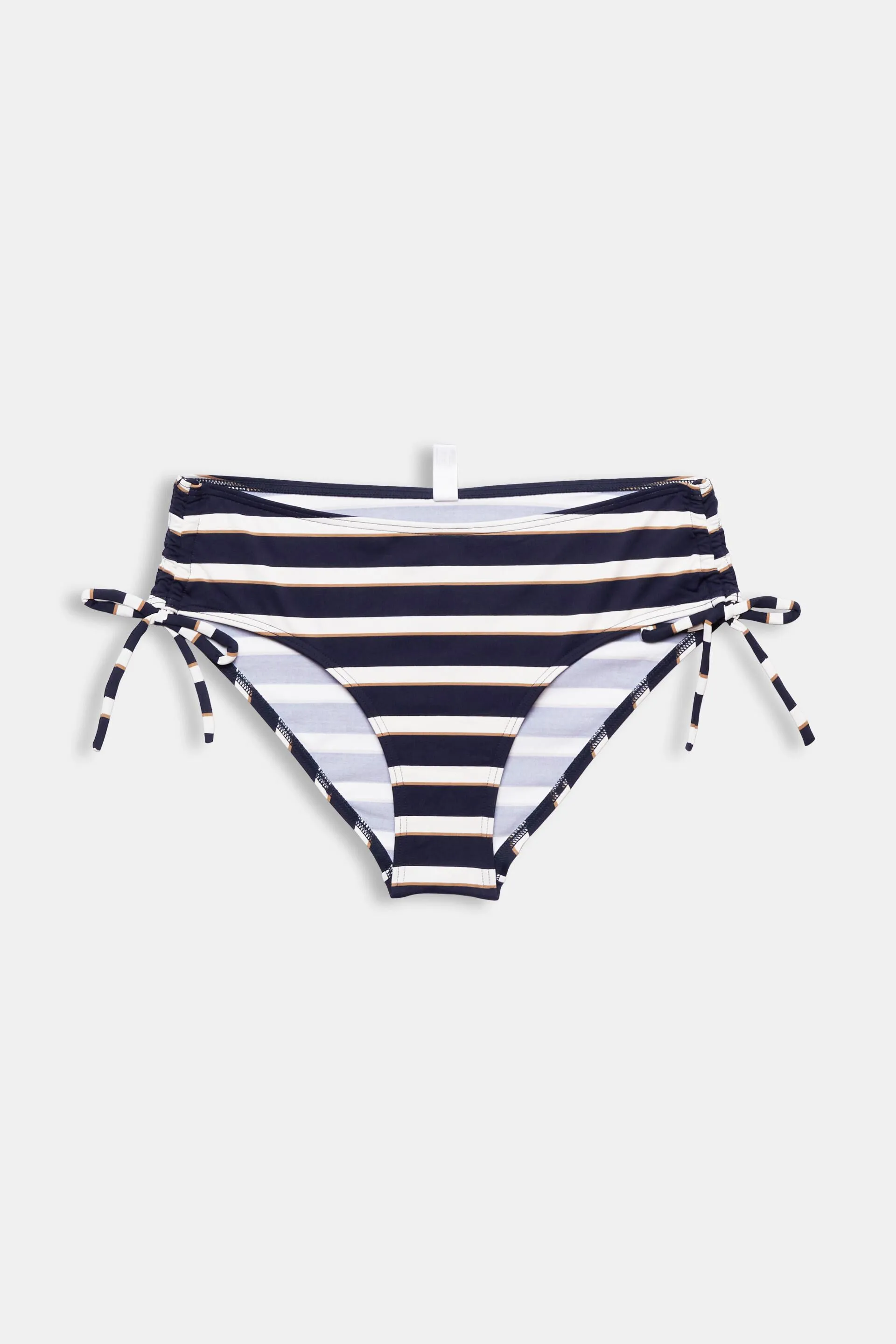 Braguita de bikini de rayas con cintura de altura media