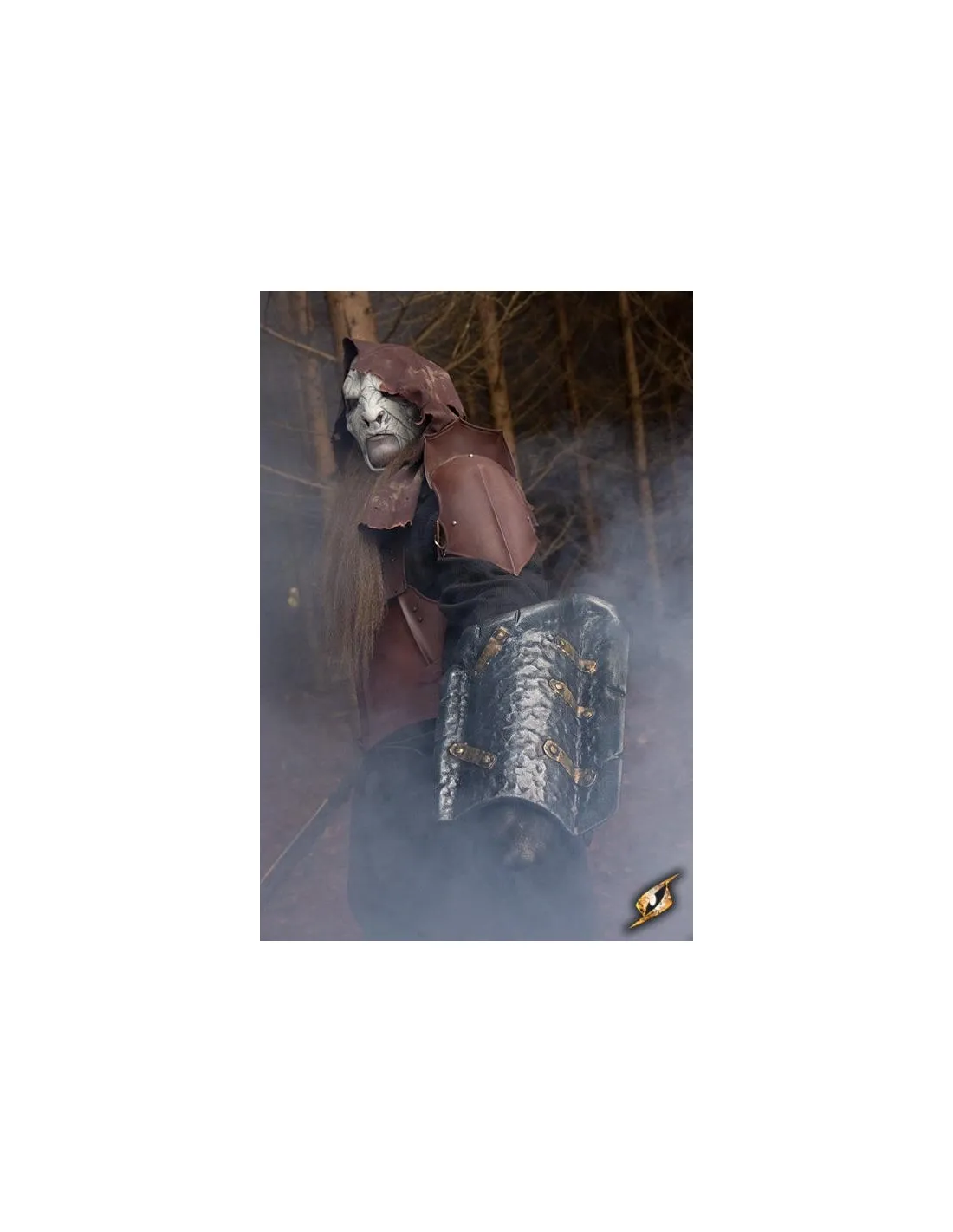Broquel de Orco en látex para antebrazo