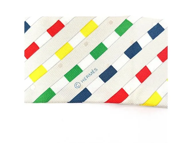Bufanda de seda Twilly Bouclerie Moderne de Hermès Multicolor 