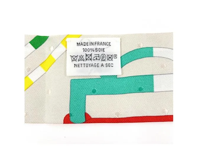 Bufanda de seda Twilly Bouclerie Moderne de Hermès Multicolor 