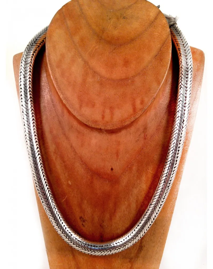 CADENAS PARA HOMBRE EN PLATA EN SERPIENTE SUPER