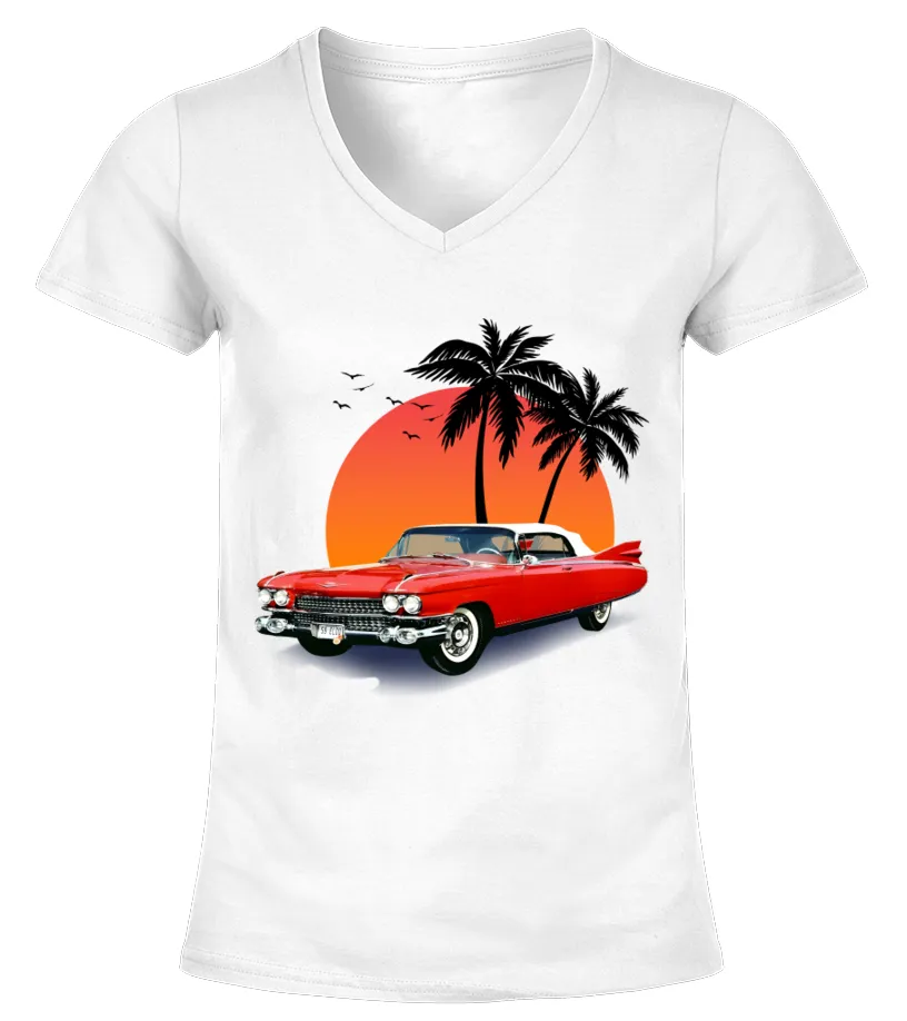 Cadillac WT (3) Camiseta cuello pico Mujer