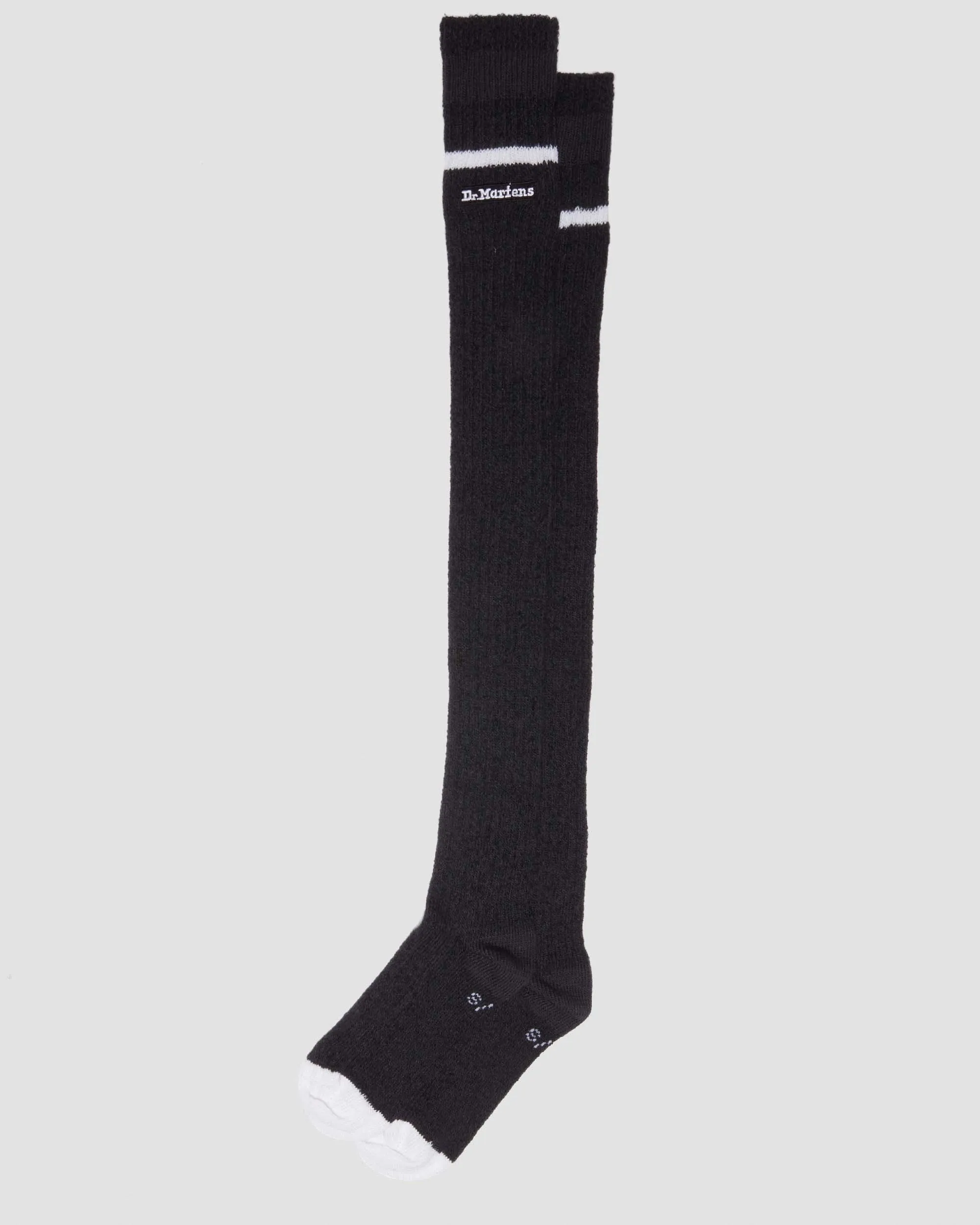 Calcetines largos jaspeados de mezcla de algodón orgánico