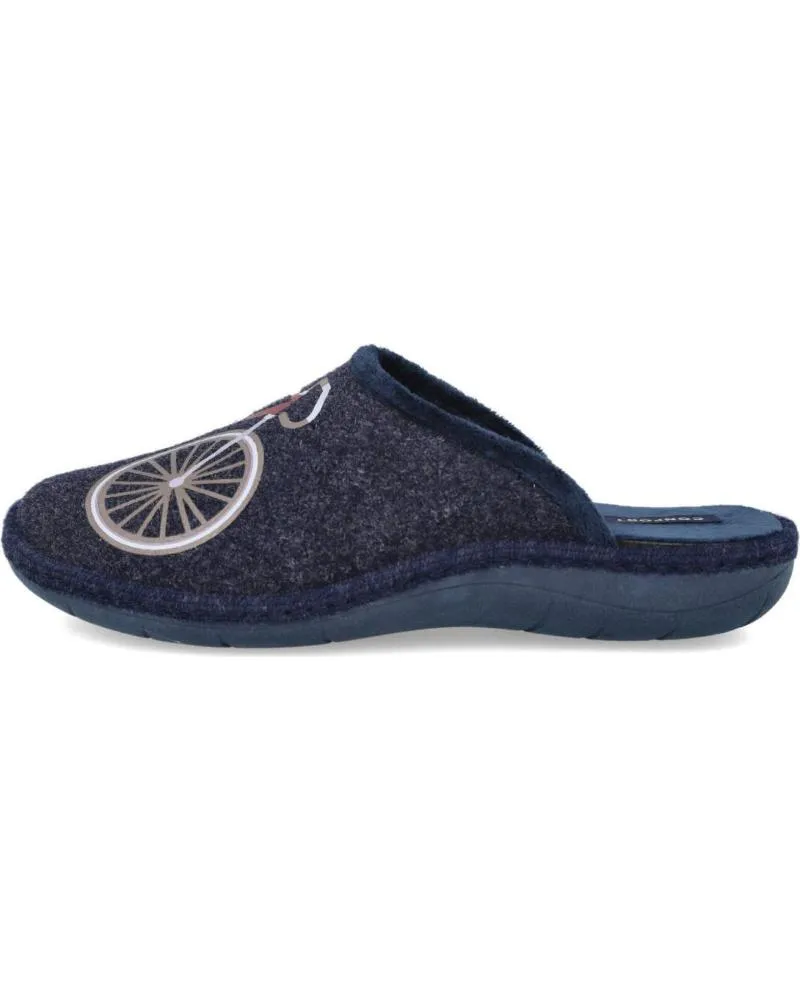 CALZADO DE CASA PINTURINES  DE HOMBRE J ORTEGA C219 ZAPATILLAS DE ESTAR POR CASA PARA HOMBRE  AZUL