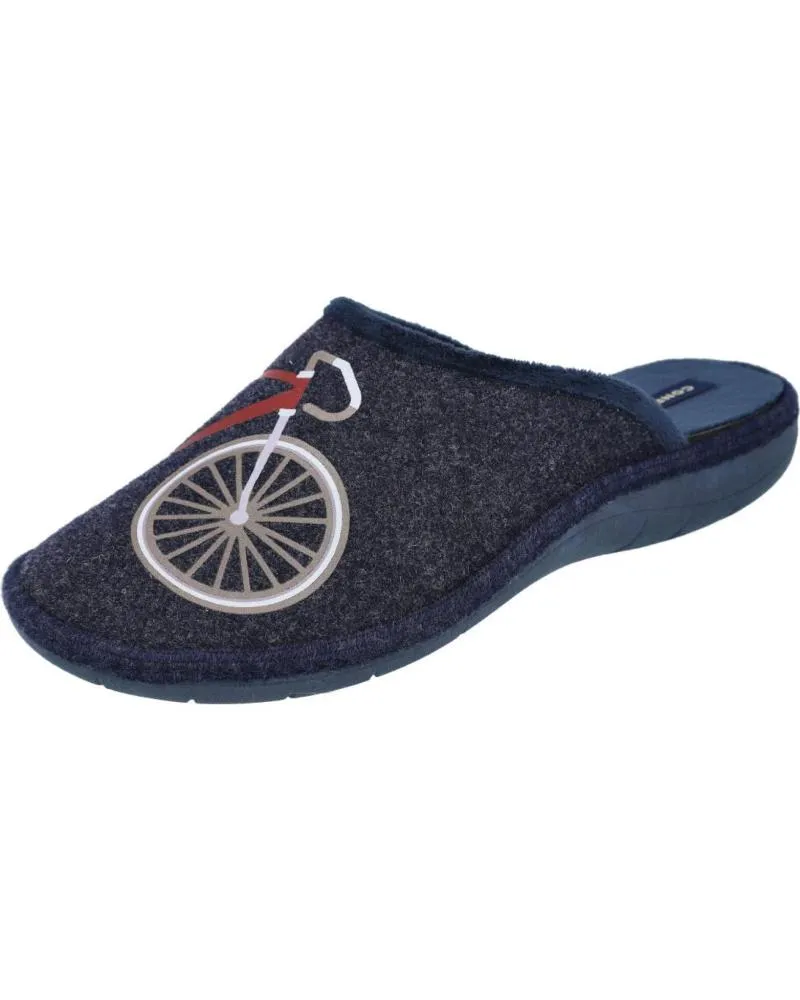 CALZADO DE CASA PINTURINES  DE HOMBRE J ORTEGA C219 ZAPATILLAS DE ESTAR POR CASA PARA HOMBRE  AZUL
