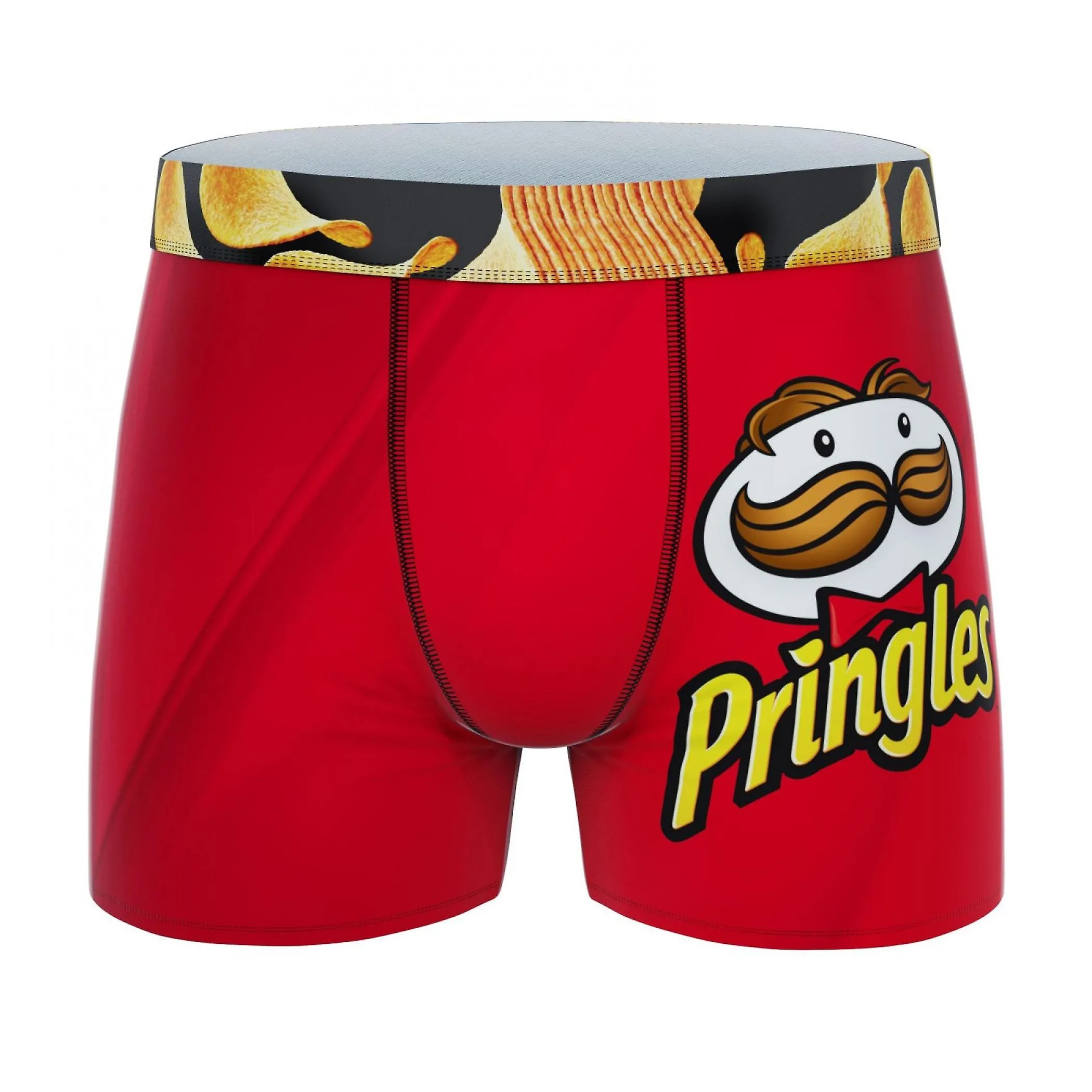 Calzoncillos de boxeadores locos pringles logo