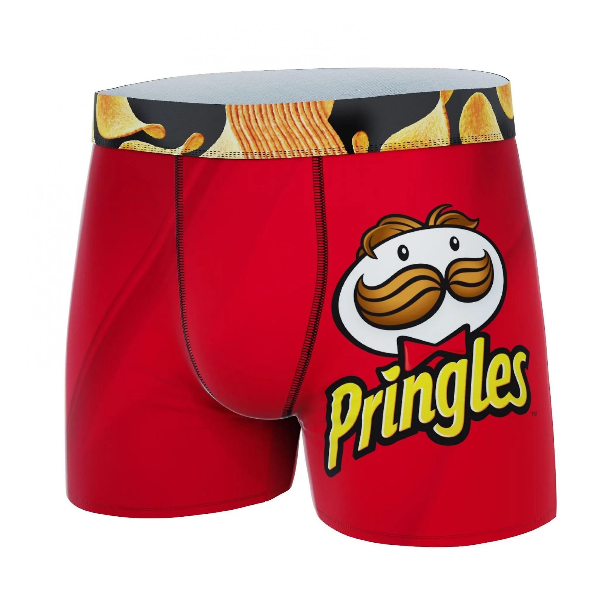 Calzoncillos de boxeadores locos pringles logo