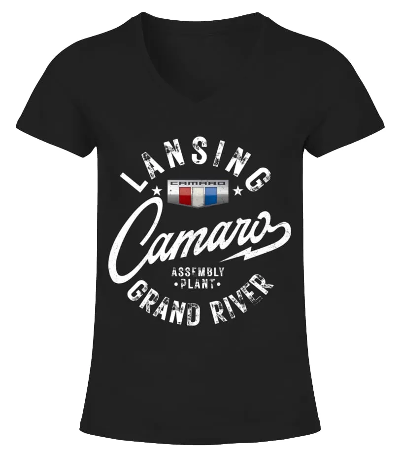 Camaro BK 003 Camiseta cuello pico Mujer