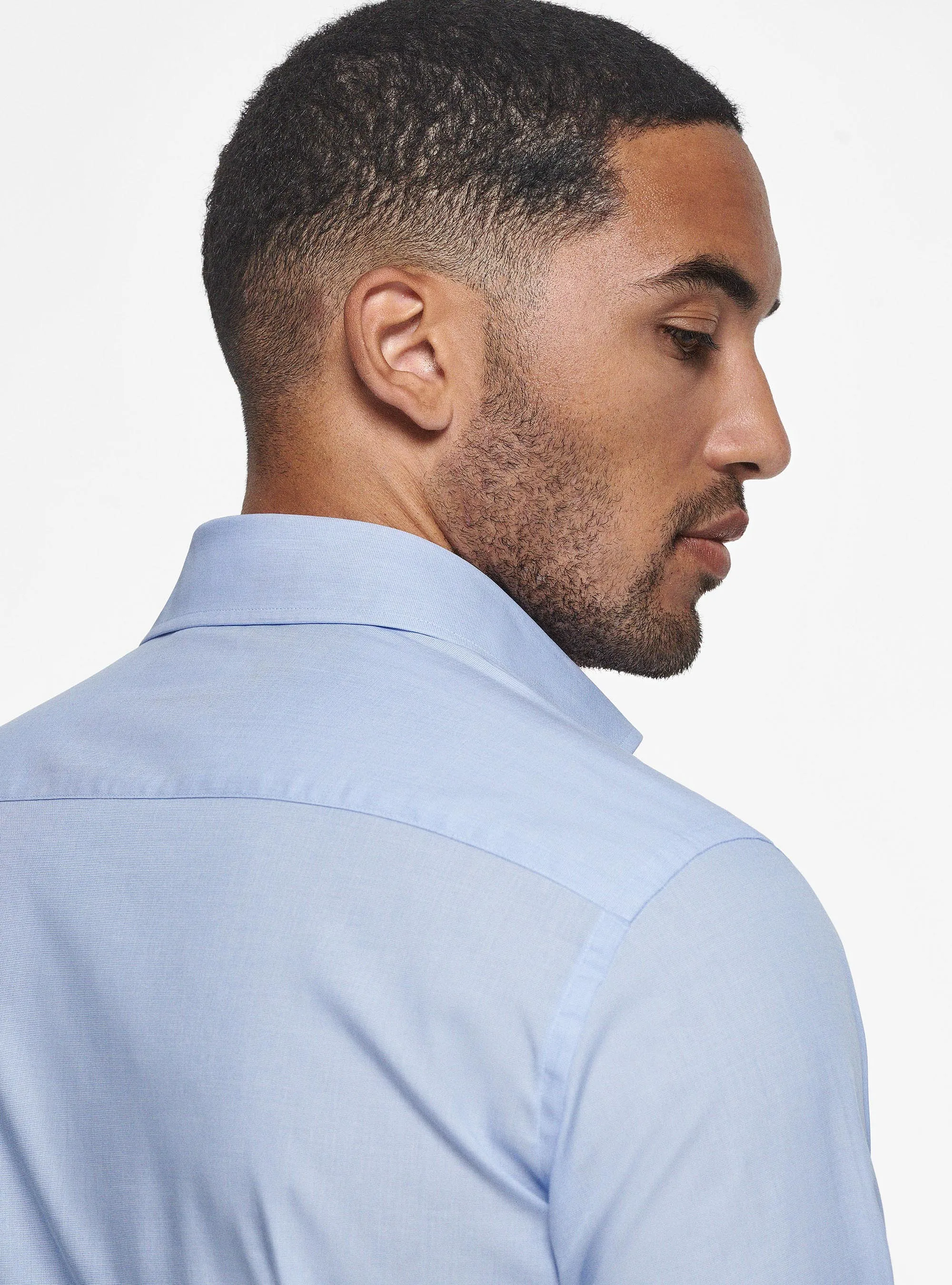 Camisa de algodón fil a fil