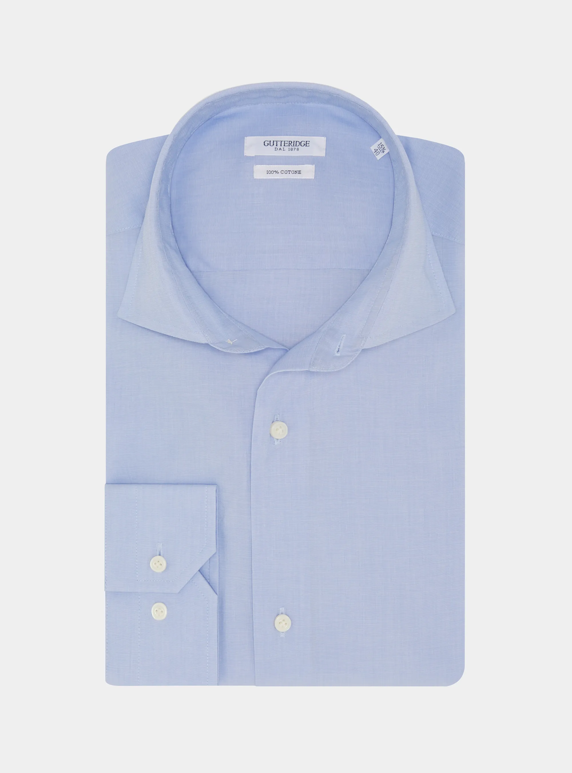 Camisa de algodón fil a fil