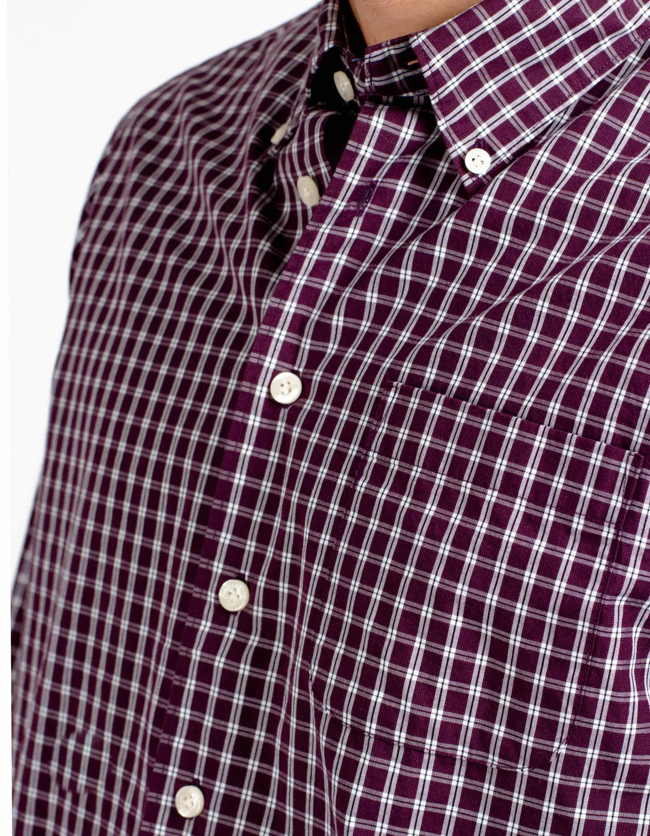 Camisa de cuadros navy