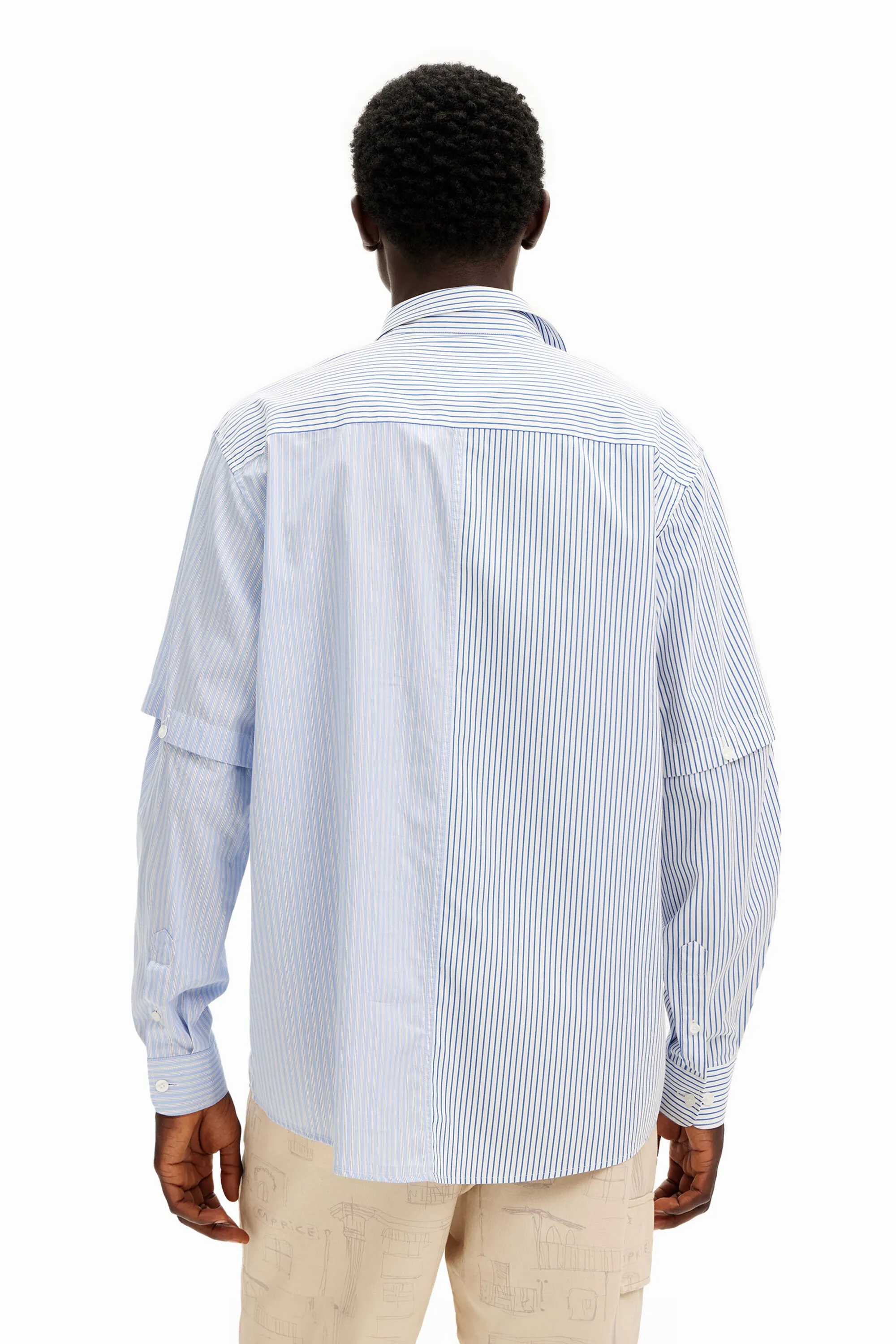 Camisa de màniga llarga deconstruïda