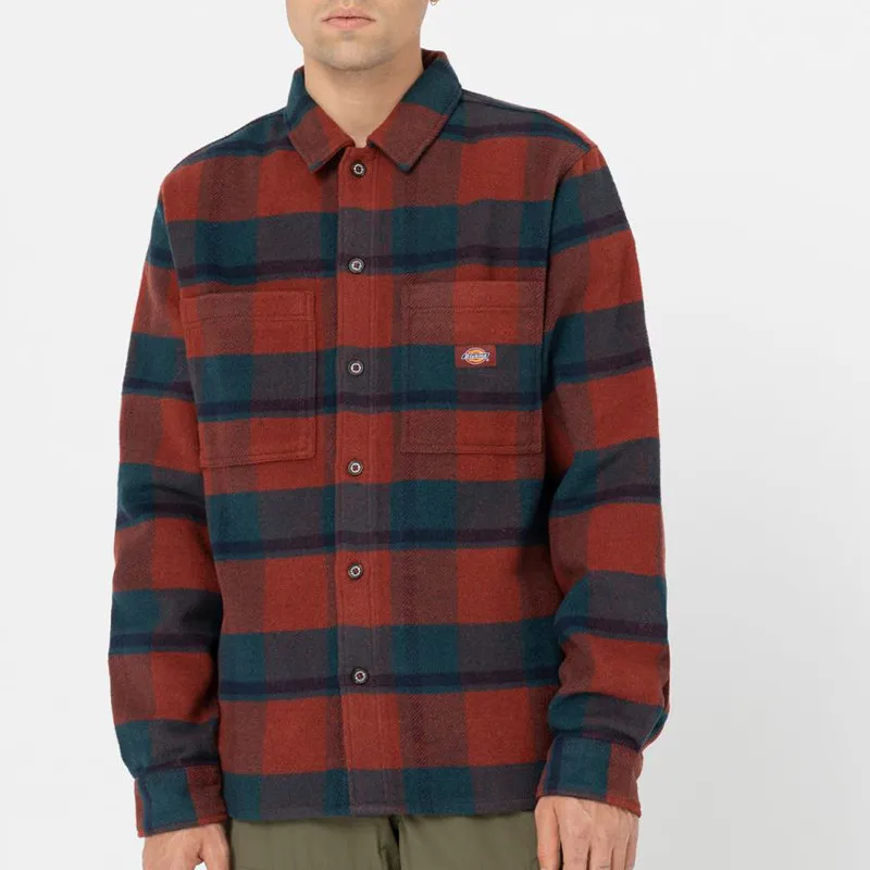 Camisa Dickies: Coaling Shirt Coaling (Check Dark)
