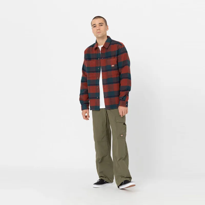 Camisa Dickies: Coaling Shirt Coaling (Check Dark)