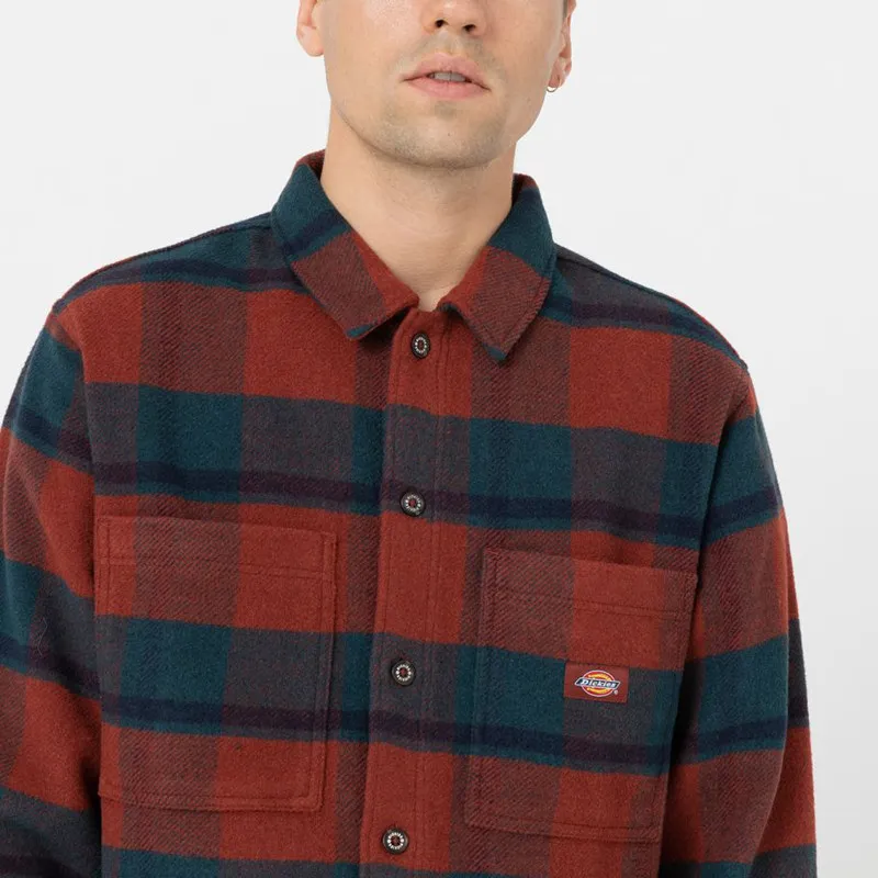 Camisa Dickies: Coaling Shirt Coaling (Check Dark)