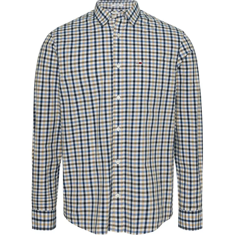 CAMISA FIT REGULAR ESTAMPADO CUADROS HOMBRE TOMMY JEANS