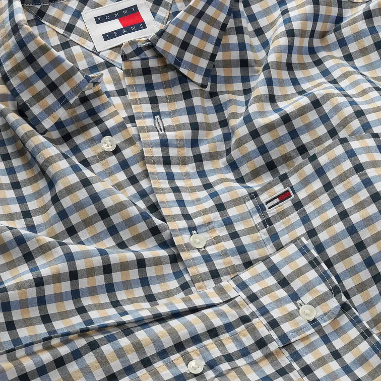CAMISA FIT REGULAR ESTAMPADO CUADROS HOMBRE TOMMY JEANS