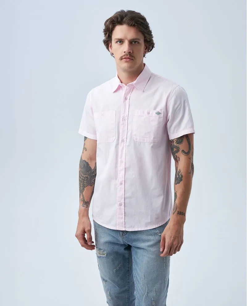Camisa manga corta para hombre