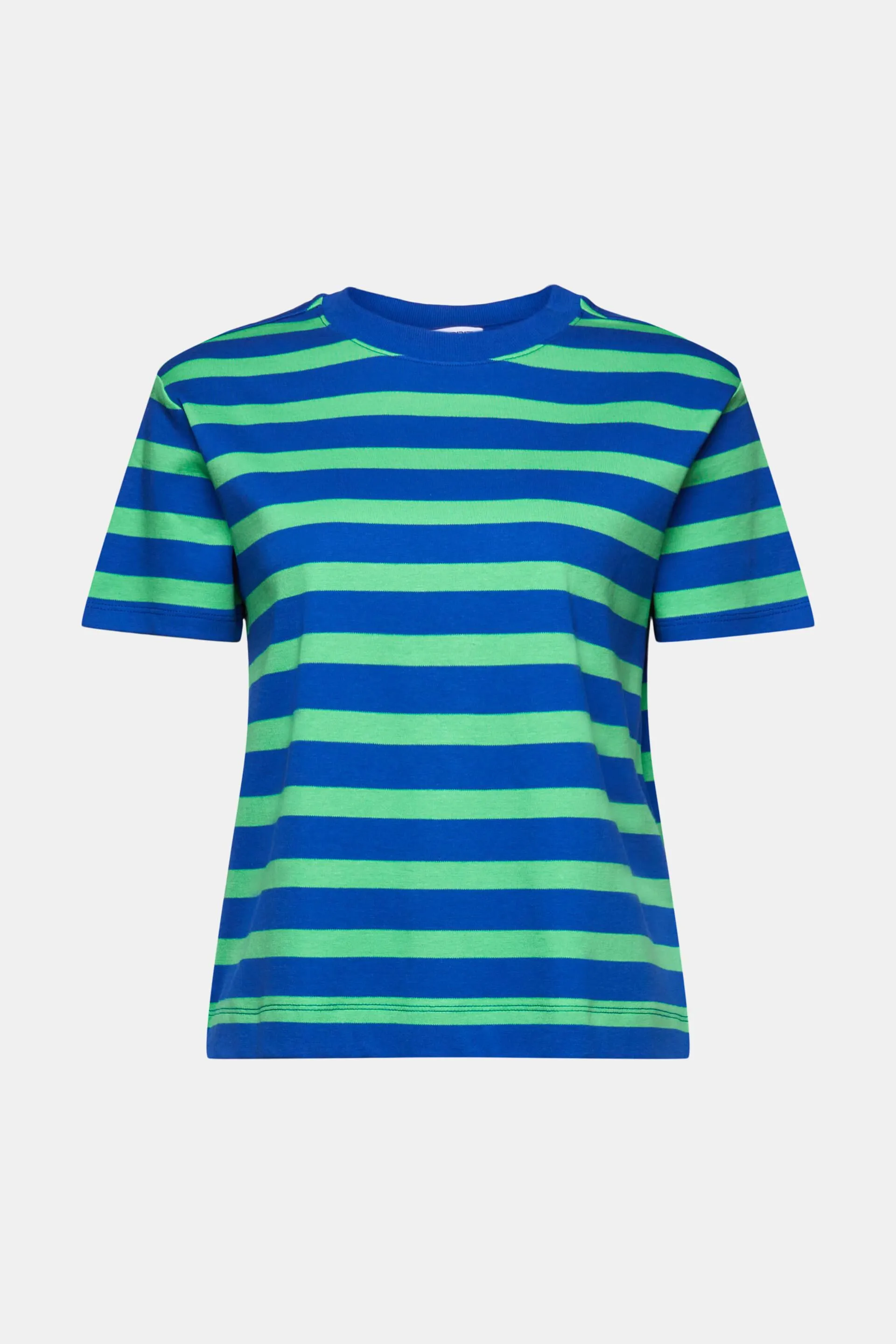 Camiseta a rayas con cuello redondo