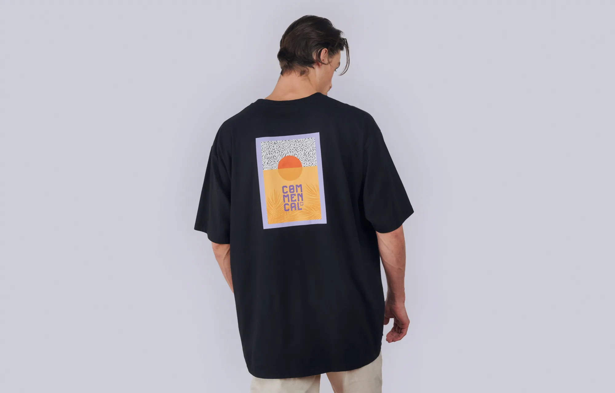 CAMISETA  COMMENCAL LOOSE FIT LIGHT SUNSET BLACK