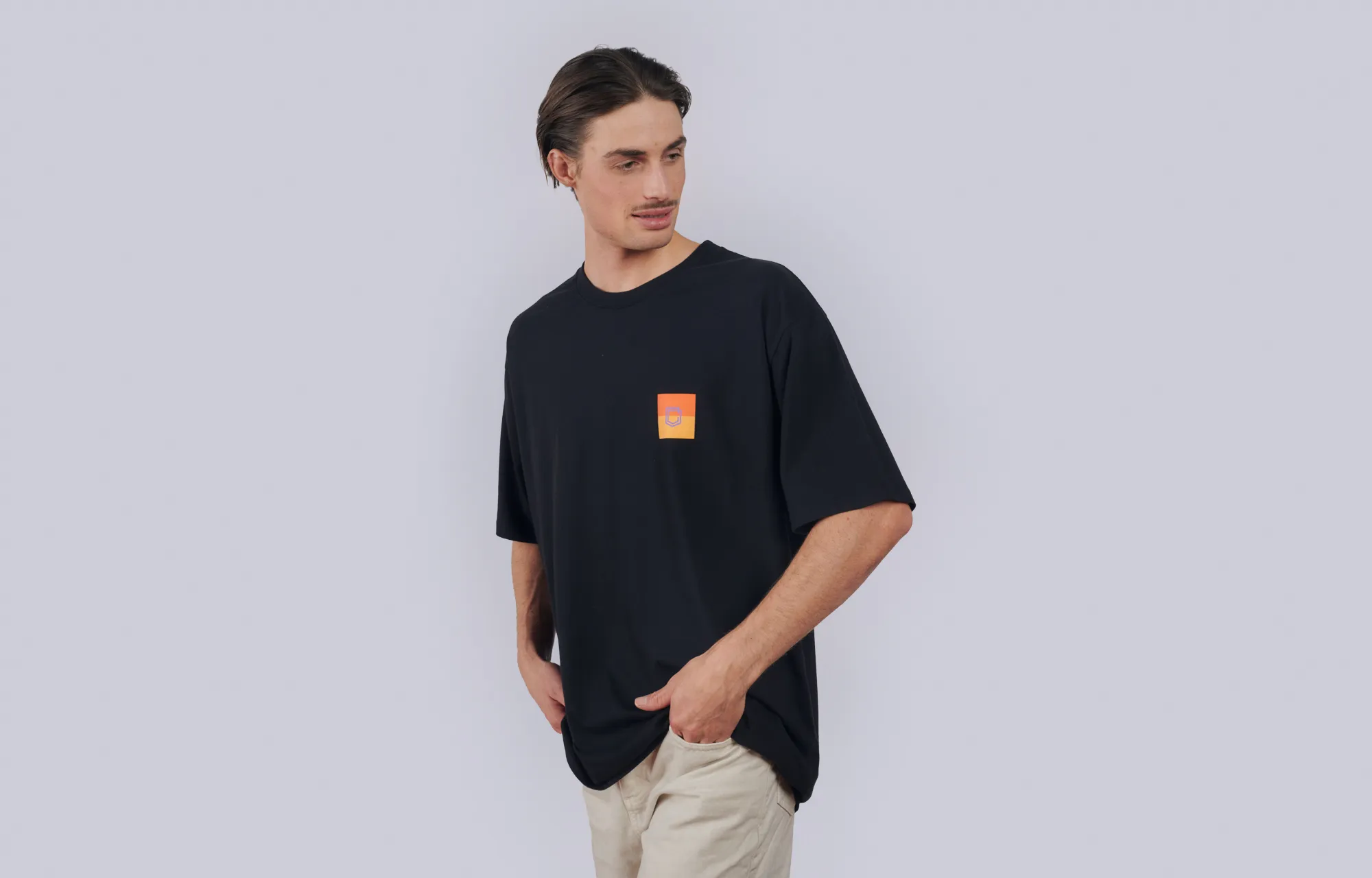 CAMISETA  COMMENCAL LOOSE FIT LIGHT SUNSET BLACK