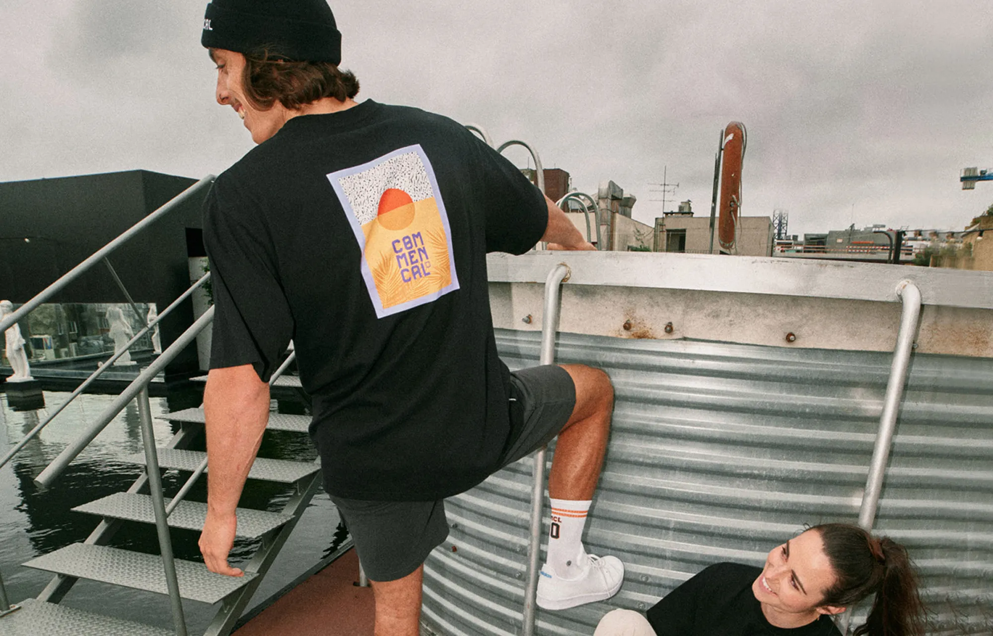 CAMISETA  COMMENCAL LOOSE FIT LIGHT SUNSET BLACK